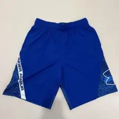 UNDER ARMOUR 青 グラフィックパンツ