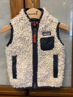 Y*T様 patagonia フリースベスト 6-12M クリーム/ネイビー