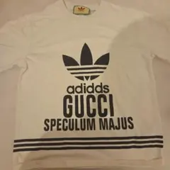 GUCCI x  ロングスリーブTシャツワンピース　S GUCCI x adidas ロングスリーブTシャツワンピース S - メルカリ
