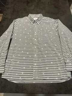 uniform experiment ストライプ 星柄 長袖シャツ サイズ4