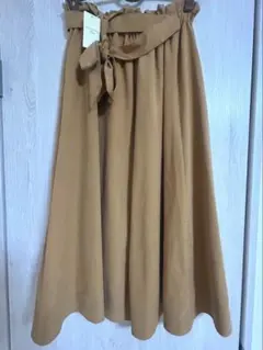 【新品未使用】サマンサモスモスブルー フレアロングスカート