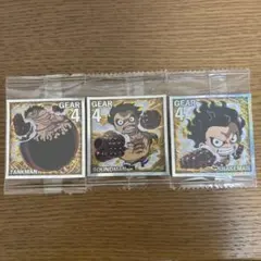ONE PIECE ルフィ　ギア4 にふぉるめーしょんシール