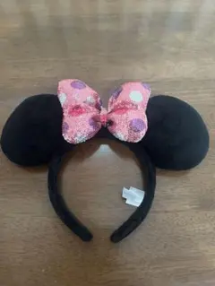 ディズニー　ミニー　カチューシャ スパンコール