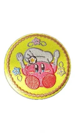 カービィ 刺繍缶バッジ 約5cm