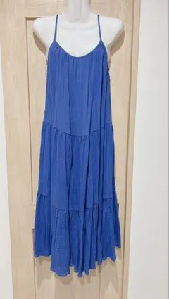 タグ付き/新品未使用　H&M キャミワンピース　青　ブルー　M