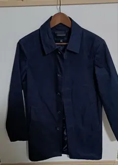 BANANA REPUBLIC ステンカラーコート 春コート　NAVY Sのサムネイル