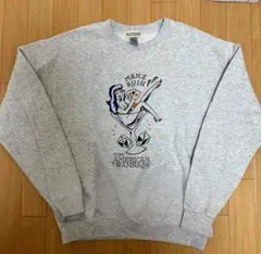 AMERICAN WANNABE グレー スウェットシャツ M