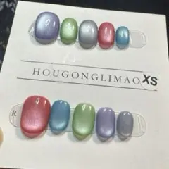 【セツ】マグネット　ネイルチップ　付け爪(A1453)