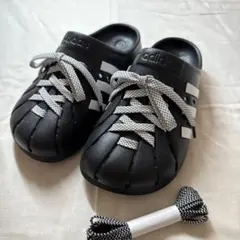 【美品】アディダスadidasアディレッタクロッグ サンダル　23.5