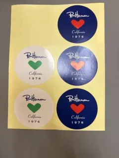 RomHernan 1976 ハートステッカーセット　ロンハーマンのサムネイル