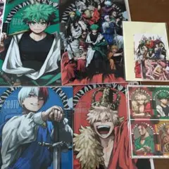最強ジャンプ 　僕のヒーローアカデミア クリアファイル全4種 付録2点