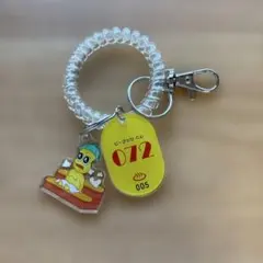 ピーナッツくん キーホルダー ぽこピーの湯 極楽湯 コラボ ぽんぽこ