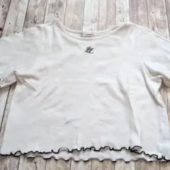 JENNI love ロゴ刺繍 メロウTシャツ ホワイトのサムネイル