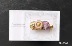 ハンドメイド✩.*˚ボタンヘアクリップ♡