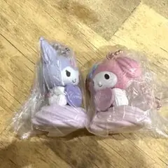 サンリオキャラクターズ ホイップクリームマスコット　マイメロディ　クロミ