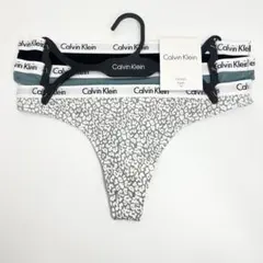 Calvin Klein Tバック 3色セット S