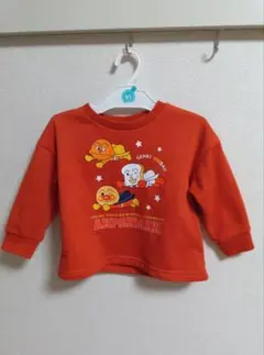 裏起毛アンパンマン長袖トップス 90