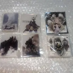 NieR ニーアオートマタ アクリルスタンド ラバーストラップ 6種セット