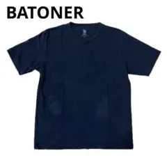 BATONER 黒　ブラック　Tシャツ　サイズ2 無地　日本製のサムネイル