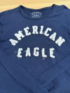 American Eagle ネイビー 長袖カットソー M