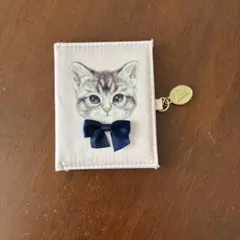 VARO 猫デザインミラー付きポーチ