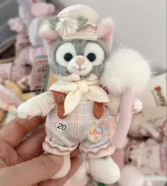 上海ディズニーGelatoni ぬいぐるみバッジ ニット帽 - メルカリ