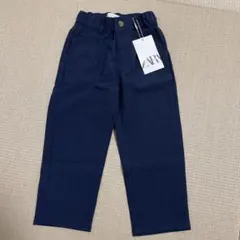 【新品未使用】ZARA kidsネイビーパンツ