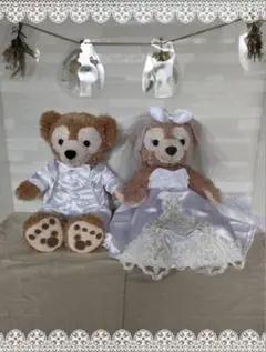 ダッフィーシェリーメイ　ウェディング　結婚式　ウェルカムドール