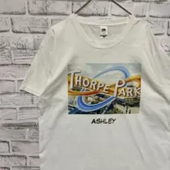 ユーロ古着ヴィンテージTシャツ！ホワイト半袖L 0513
