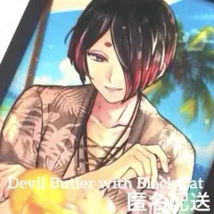 【匿名配送】ユーハン★夏の思い出チェキ風カード1枚★ノーマル★あくねこ