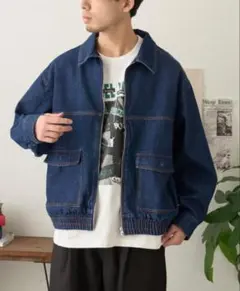 新品 CIAOPANIC TYPY ビックシルエット ジップ デニムジャケット