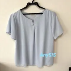 any SiS ライトブルー 半袖トップス