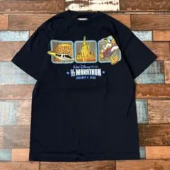 ヴィンテージ　古着　Disney ワールド　ディズニー　メンズ　半袖tシャツ　黒のサムネイル