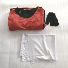 アラブ風 コスチューム 3点セット 着丈138cm大人 男女兼用 仮装 コスプレのサムネイル