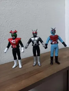 仮面ライダー ソフビ 3体セット