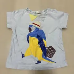 ベイビーチアー　オウムデザインTシャツ　80のサムネイル