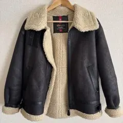 Alpha B-3 フェイクムートン フライトジャケット