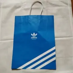 adidas 青 ストライプ ショッピングバッグのサムネイル