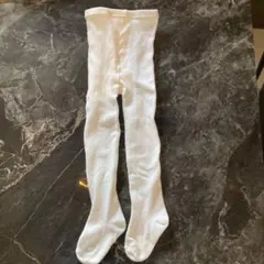 ホワイト 白　ベビーキッズ　タイツ 90~100cm 発表会　冠婚葬祭　入学式