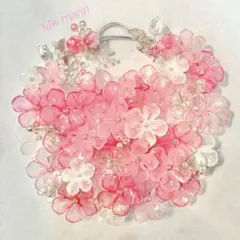 ♡可愛いピンクフラワー♡ ディップフラワー アメリカンフラワー ディップアート