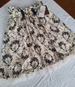 タグ付き！axes femme Nostalgia ジョーゼット単色柄スカート