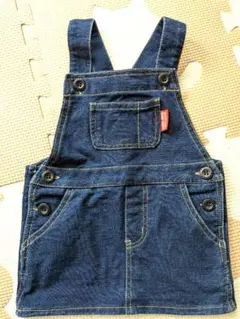 ダークデニム ジャンバースカート 80cm