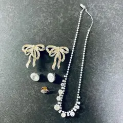 ⭐️ヴィンテージ⭐️【セット】アクセサリー ネックレス イヤリング ブローチ