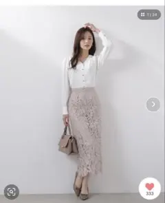 レースタイトスカート