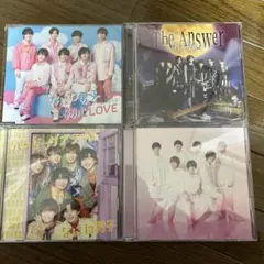 なにわ男子　CD4枚セット