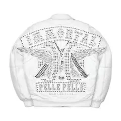 Pelle pelle × Opium レザーボンバージャケット ホワイト Sのサムネイル