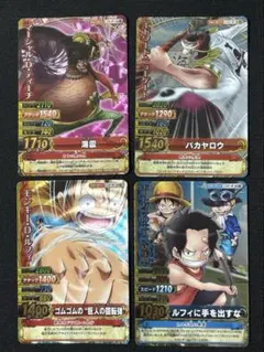 ワンピース ベリーマッチ ダブル 4枚　まとめ売り　GR SR