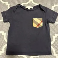 BURBERRY バーバリー Tシャツ 12M 80cm ブラック