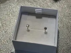 新品同様　K10 アクアマリン　ピアス