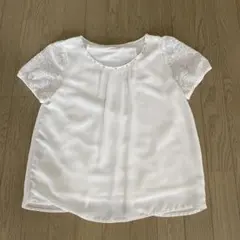 anysisホワイト レース袖 トップス